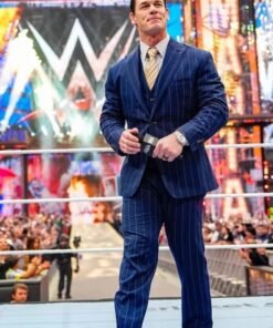 John Cena WrestleMania 42 Night 1 Pinstripe Blazer