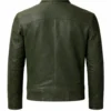 Justin Hartley Tracker Season 3 Green Leather Jacket