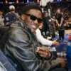Kobbie Mainoo Courtside NBA Game Leather Jacket