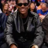 Kobbie Mainoo Courtside NBA Game Leather Jacket