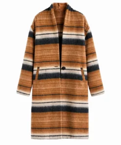 Lindsay Crane-Martin Beef S02 Tan Black Striped Coat