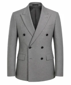 Michael B. Jordan 32nd Actor Awards Gray Double-Breasted Suit Jacket