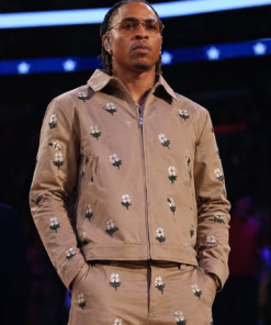 Rotimi Houston Rockets Vs Los Angeles Lakers Jacket