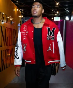 Saint Mxxxxxx x Jordan Rui Hachimura Varsity jacket