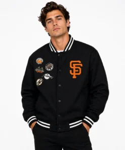 San Francisco Giants Black Starter Jacket