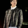Suga BTS Comeback Live Leather Jacket