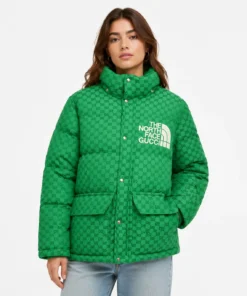 The North Face x Gucci Gg Monogram Down Jacket