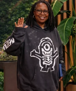 The View Whoopi Goldberg Gray Hoodie
