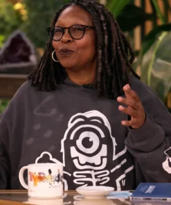 The View Whoopi Goldberg Gray Hoodie