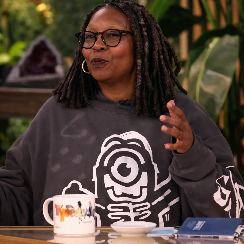 The View Whoopi Goldberg Gray Hoodie