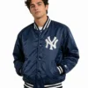 Vintage Starter New York Yankees Navy Jacket