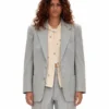 Zendaya Euphoria S03 Blue Oversized Suit