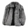 Zephyrus Mink Fur Grey Coat