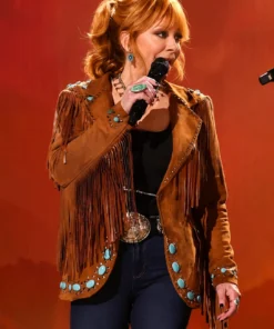 60th ACM Awards Reba McEntire Fringe Jacket