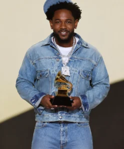 67th Annual GRAMMY Awards Kendrick Lamar Denim Jacket