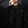 68th Grammy Awards Justin Bieber Oversized Black Blazer