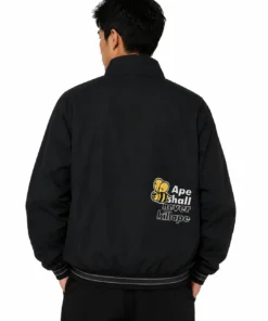 A Bathing Ape Loose Fit Patchwork Light Jacket