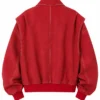 Allie Hayes Off Campus S01 Red Bomber Jacket