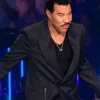 American Idol S24 Lionel Richie Black Striped blazer