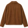 Annabelle Wallis NYC 2026 Suede Leather Jacket