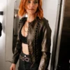 Belle Skinner Marshals Brown Leather Jacket