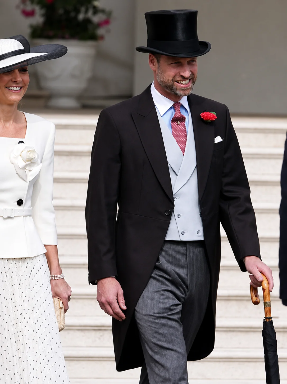 Buckingham Palace Prince William Black Coat