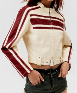 Camille Hyde All American Homecoming S3 Moto Leather Jacket