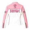 Pink Leather Ferrari Jacket