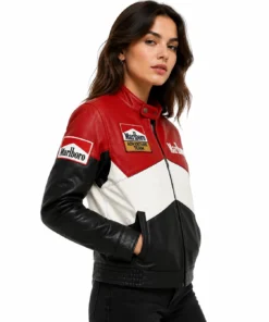 Marlboro Leather Biker Jacket