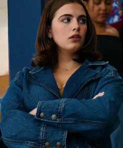 Ella Bright Off Campus 2026 Denim Biker Jacket