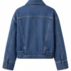 Ella Bright Off Campus 2026 Denim Biker Jacket