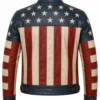 Independence Day American Flag Leather Jacket