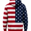 Independence Day USA Flag Hoodie