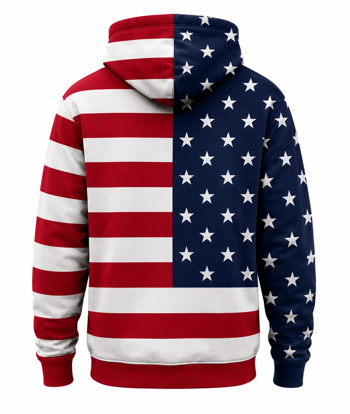 Independence Day USA Flag Hoodie