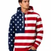 Independence Day USA Flag Hoodie