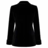 Jessica Chastain NYC 2026 Black Velvet Blazer