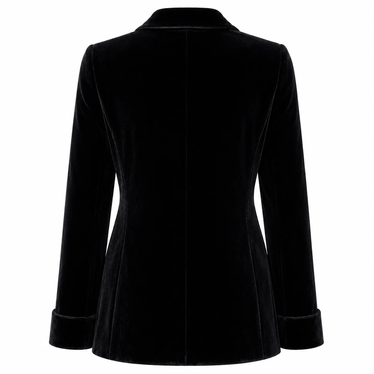 Jessica Chastain NYC 2026 Black Velvet Blazer