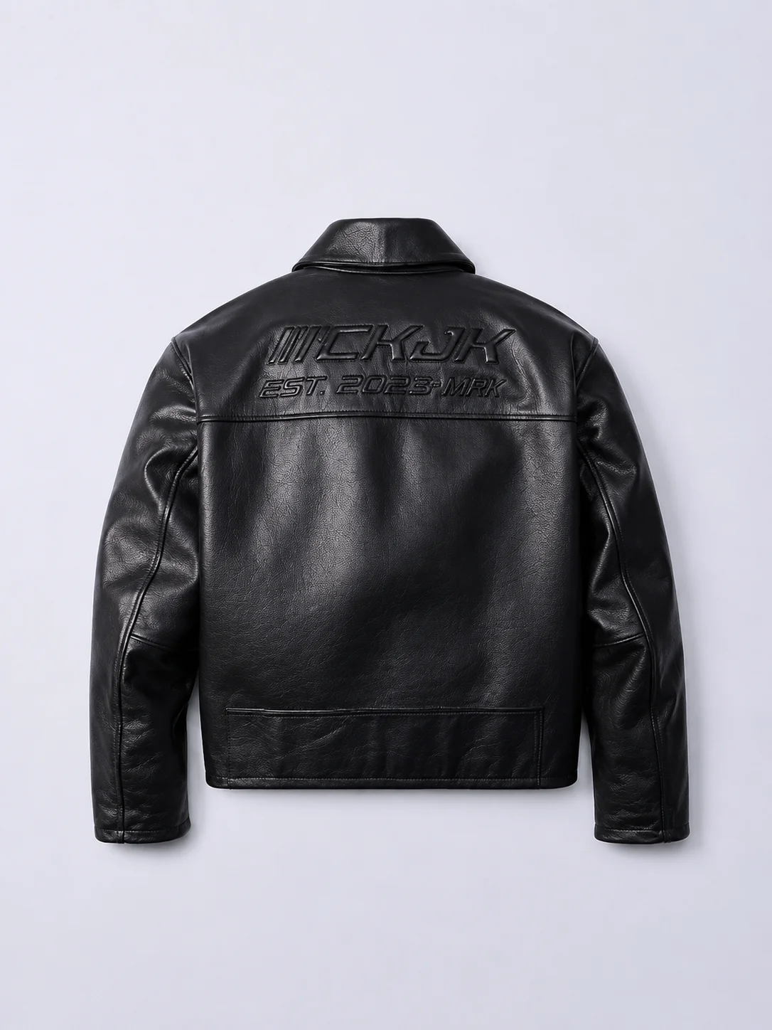 Jung Kook Black Leather Jacket