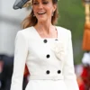 Kate Middleton Buckingham Palace White Jacket