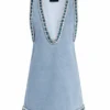 Kelly Clarkson Denim Embellished Dress