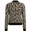 Leopard Pattern Elsbeth S3 Tracey Ullman Cardigan