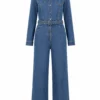 NYC 2026 Christa Miller Denim Jumpsuit