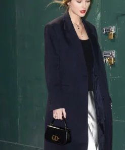 NYC 2026 Taylor Swift Black Step Out Coat