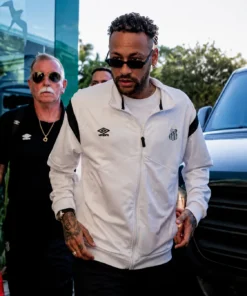 Santos FC Neymar White Track Jacket