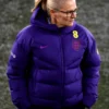Sarina Wiegman England vs Australia Blue Puffer Jacket