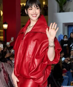 Seoul Premiere Devil Wears Prada 2 Red Jacket