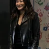 The Boys Karen Fukuhara S05 Black Leather Jacket