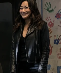 The Boys Karen Fukuhara S05 Black Leather Jacket