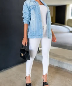 The Valley Persian Style Mercedeh Javid Patchwork Denim Jacket