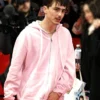 Timothee Chalamet 75th Berlinale Pink Hoodie